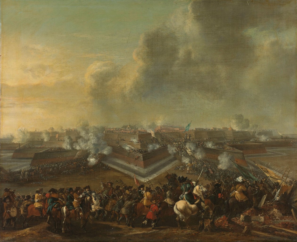 Angriff auf die Stadt Coevorden, 30. Dezember 1672 von Pieter Wouwerman