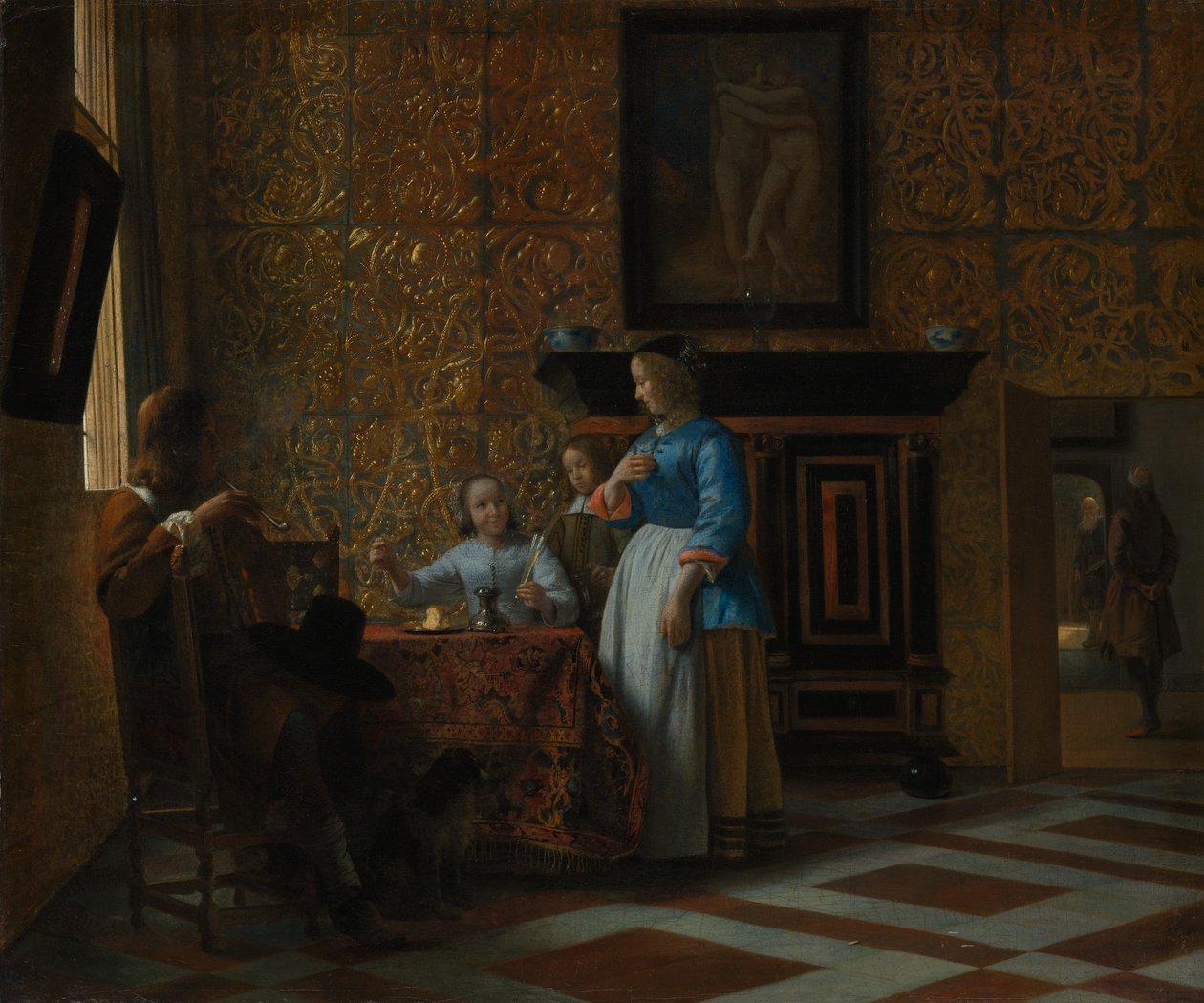 Freizeit in eleganter Umgebung von Pieter de Hooch