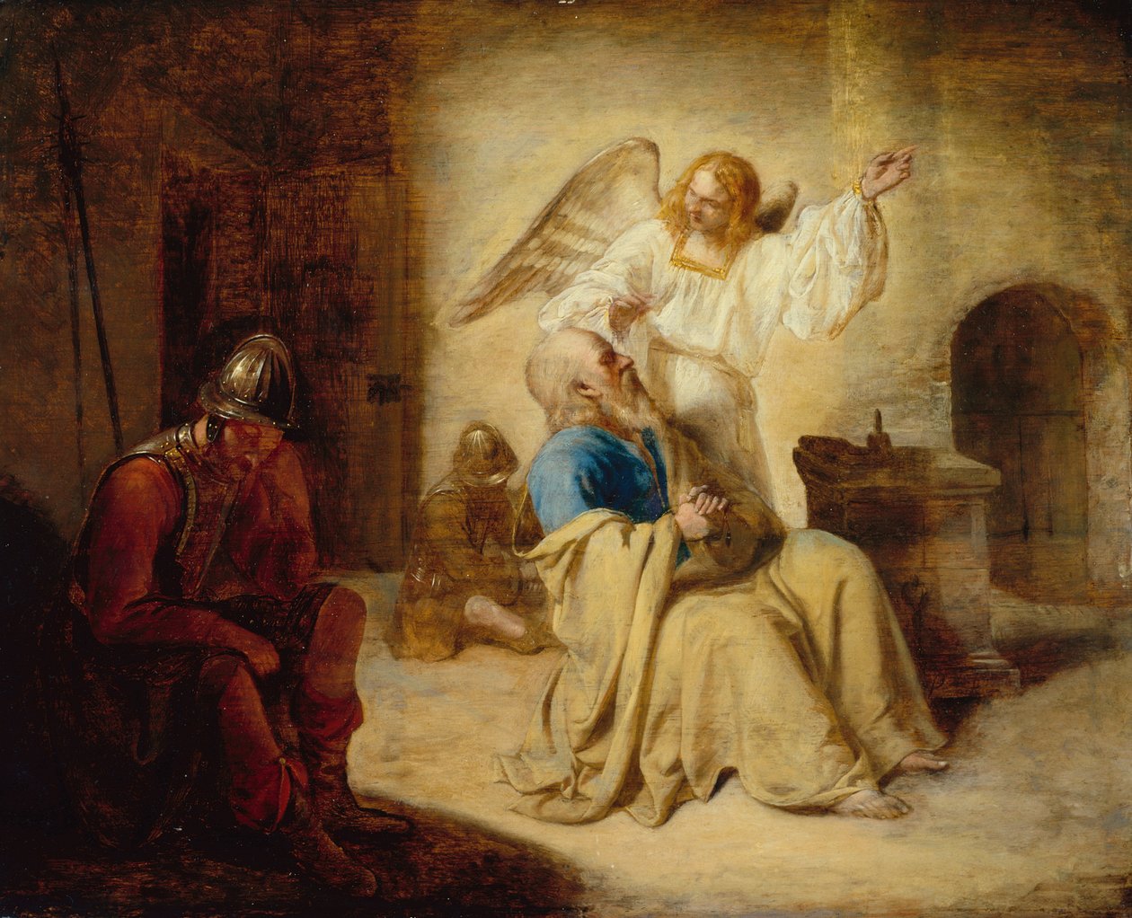 Befreiung des heiligen Petrus aus dem Gefängnis von Pieter de Hooch