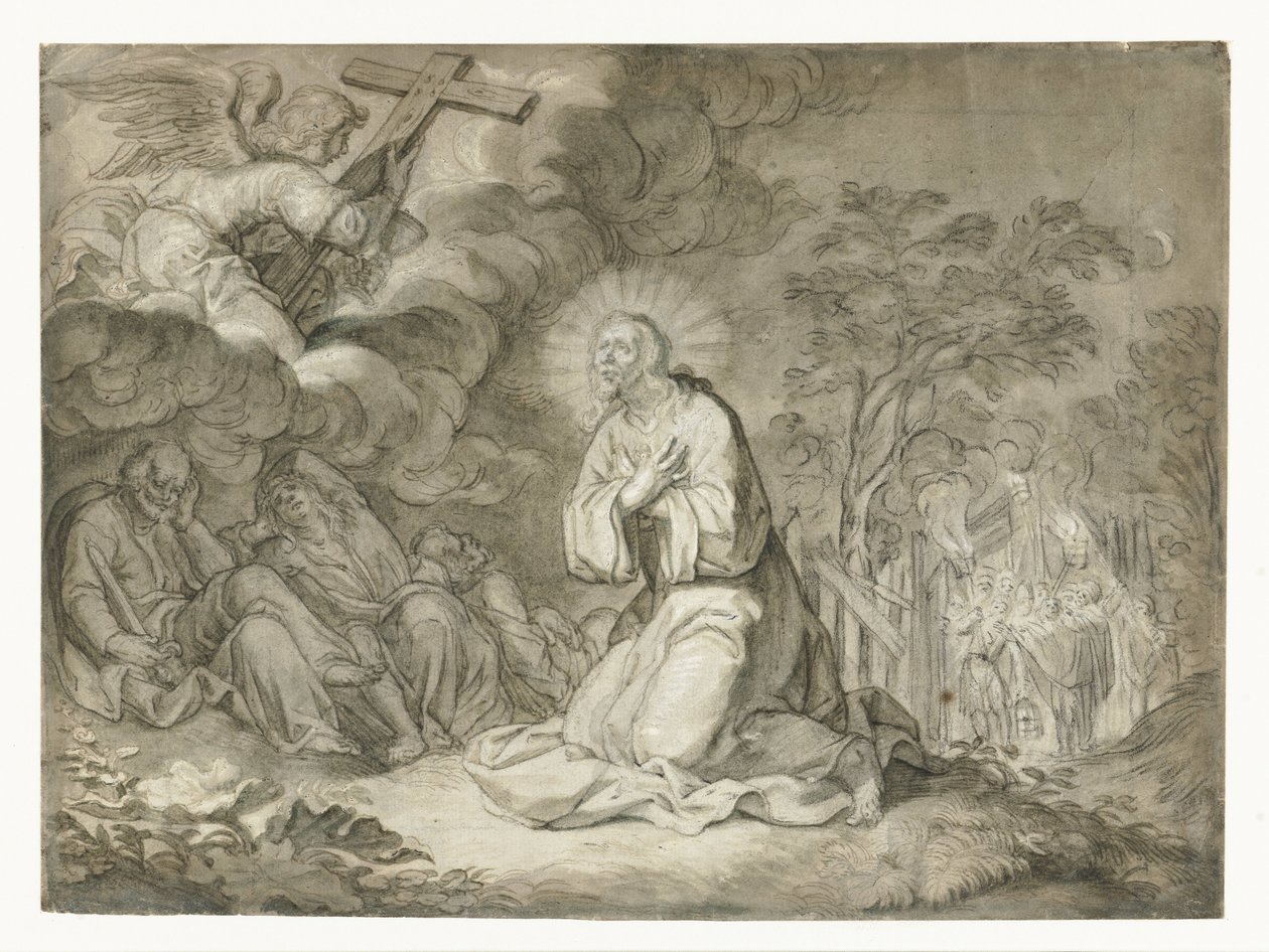 Christus im Garten Gethsemane von Pieter de Jode (I)