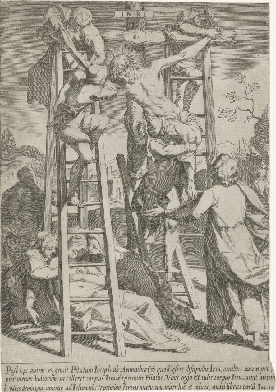 Kreuzabnahme von Pieter de Jode (I)