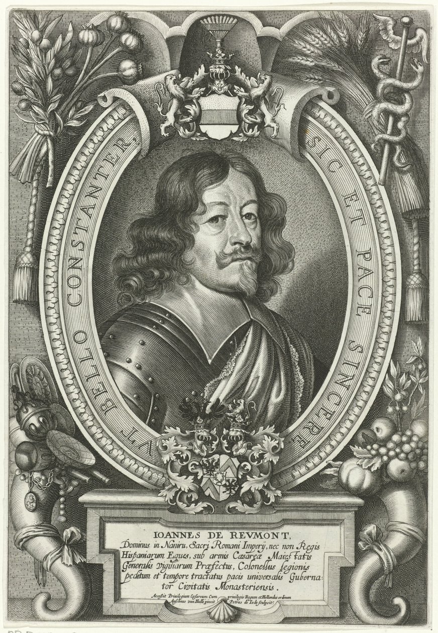 Porträt von Johann von Reumont von Pieter de Jode (II)