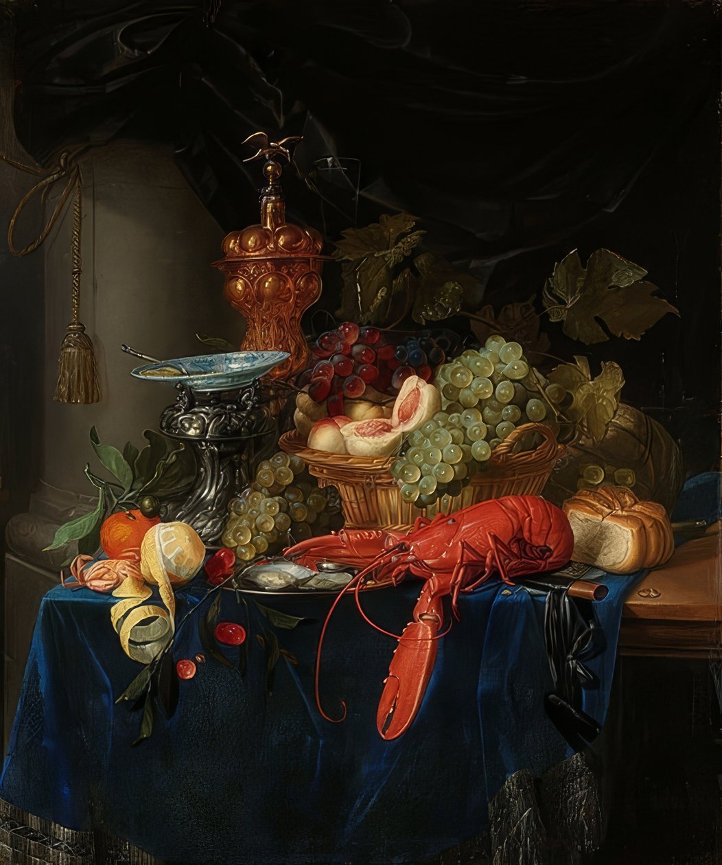 Stillleben mit goldenem Pokal von Pieter de Ring