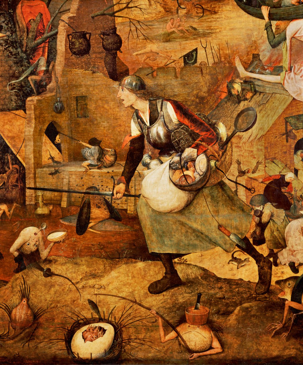 Dulle Griet (Detail) von Pieter the Elder Bruegel
