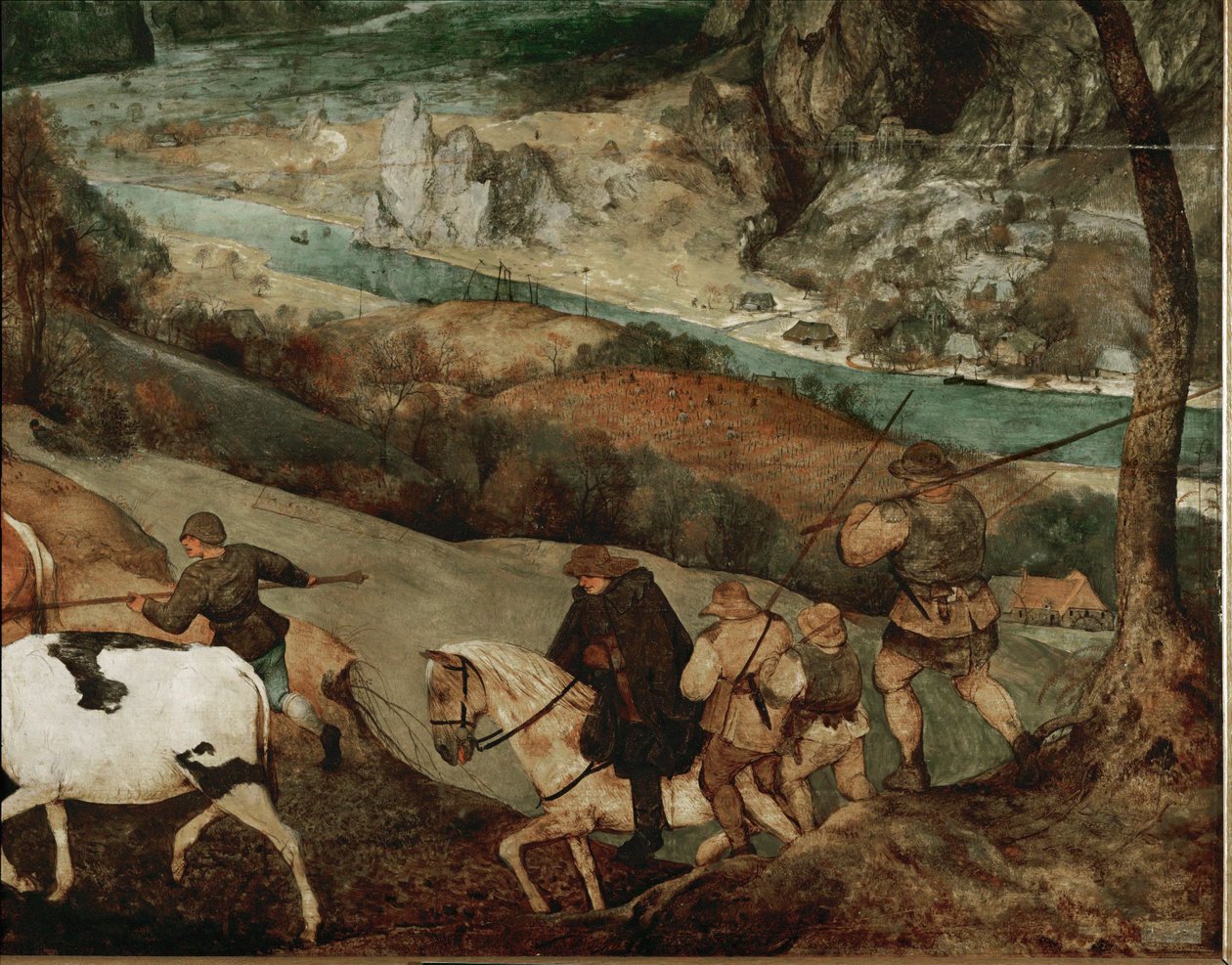Die Rückkehr der Herde von Pieter the Elder Bruegel