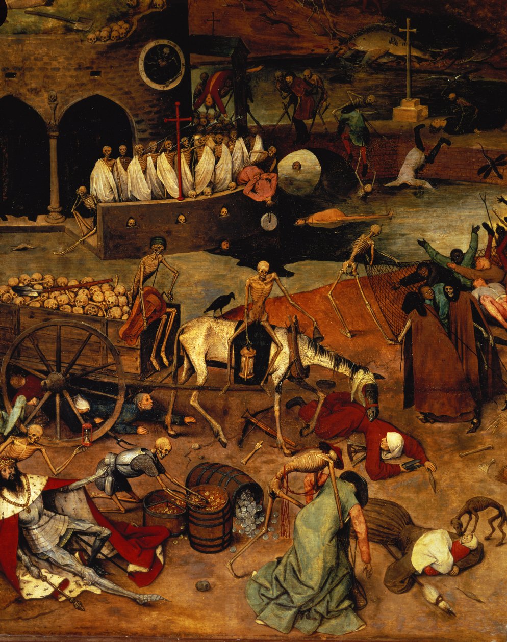 Der Triumph des Todes, c.1562 (Detail) von Pieter the Elder Bruegel