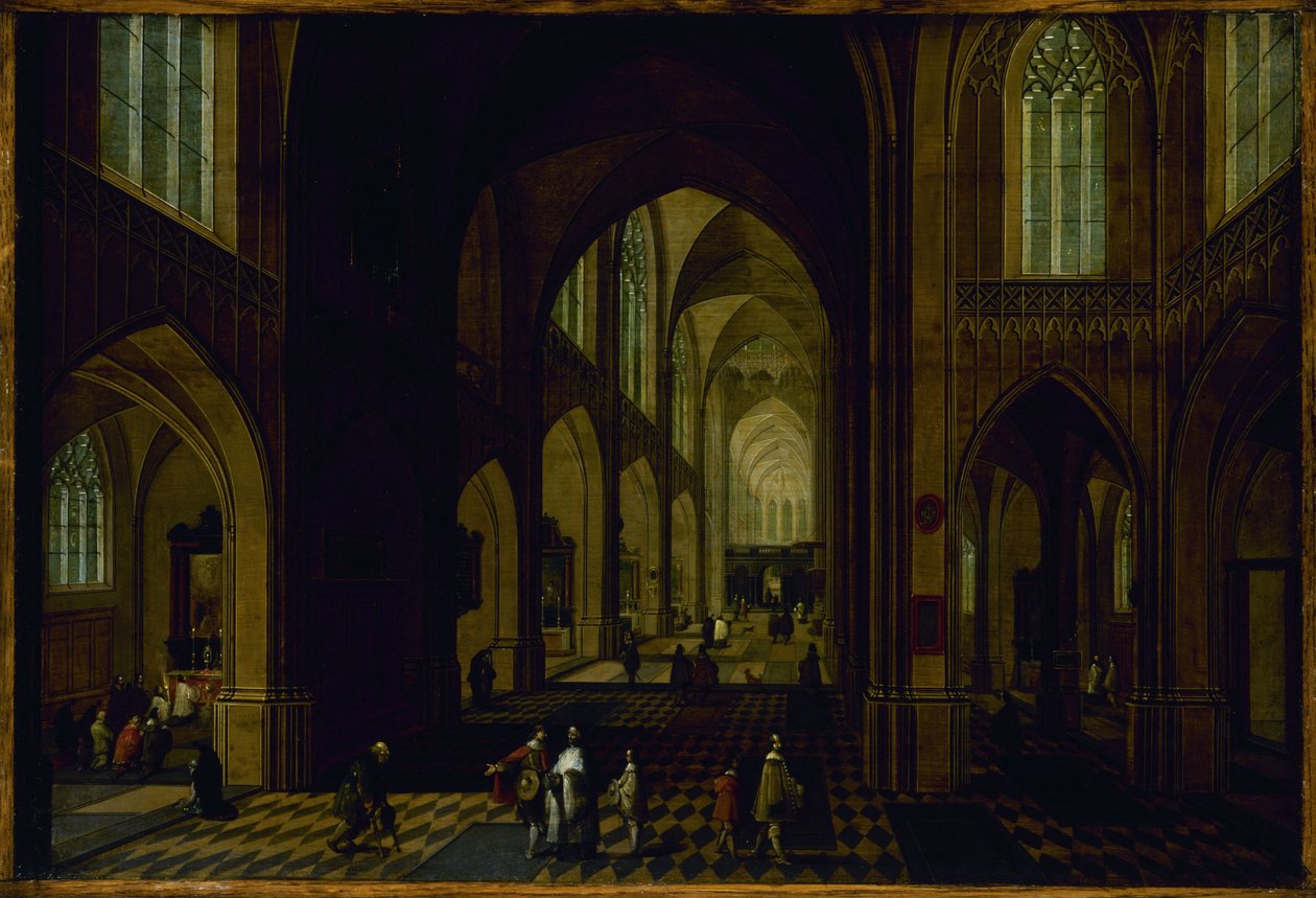Kircheninnenraum von Pieter the Elder Neefs