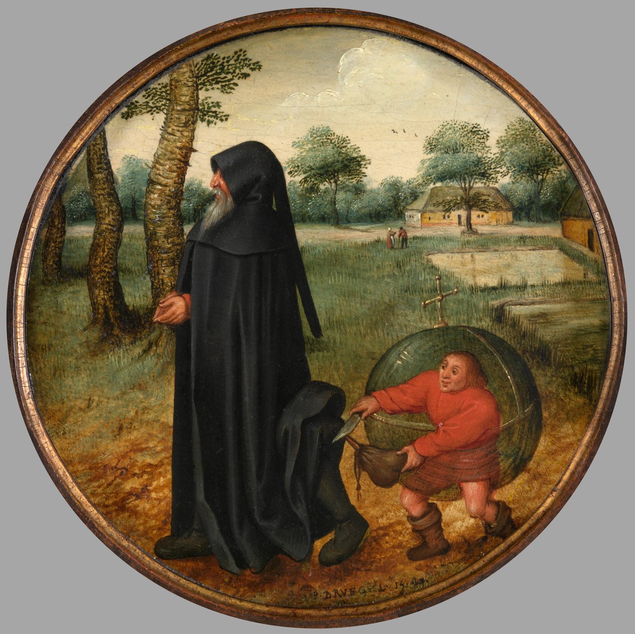 Ich trauere, weil die Welt so unzuverlässig ist von Pieter the Younger Brueghel