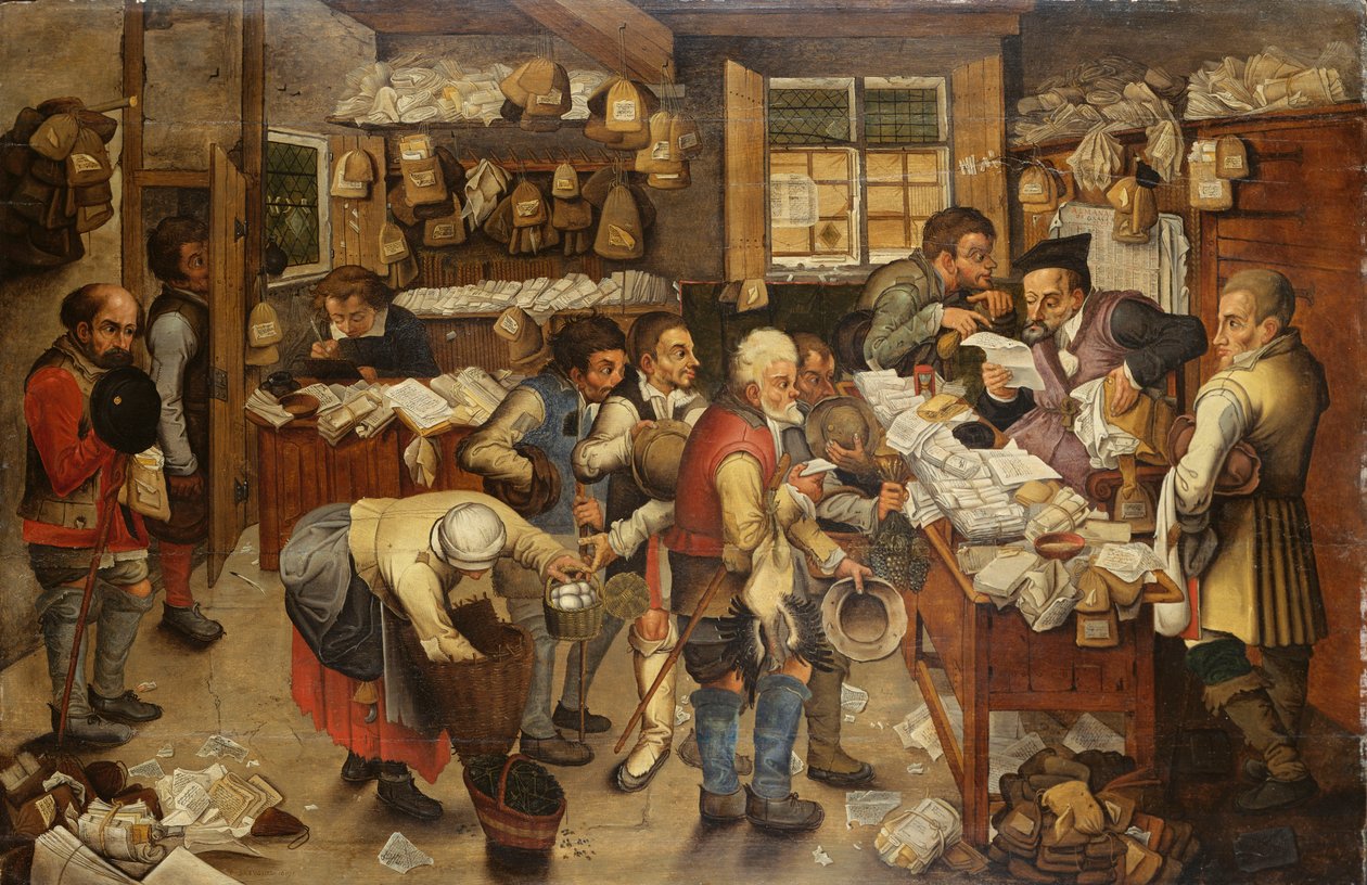 Die Zahlung des Zehnten, 1619 von Pieter Brueghel the Younger