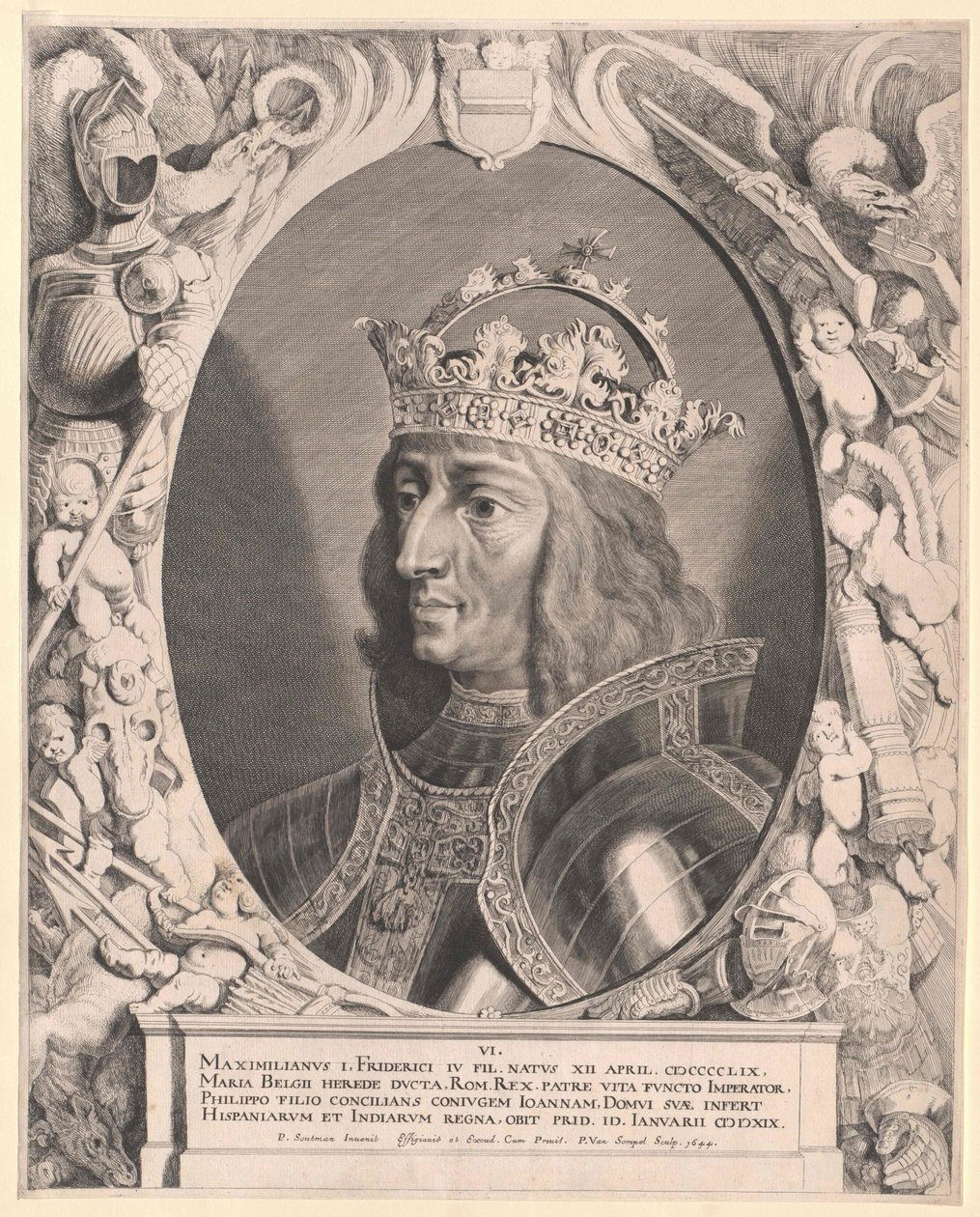 Heiliger Römischer Kaiser Maximilian I. von Pieter van Sompel