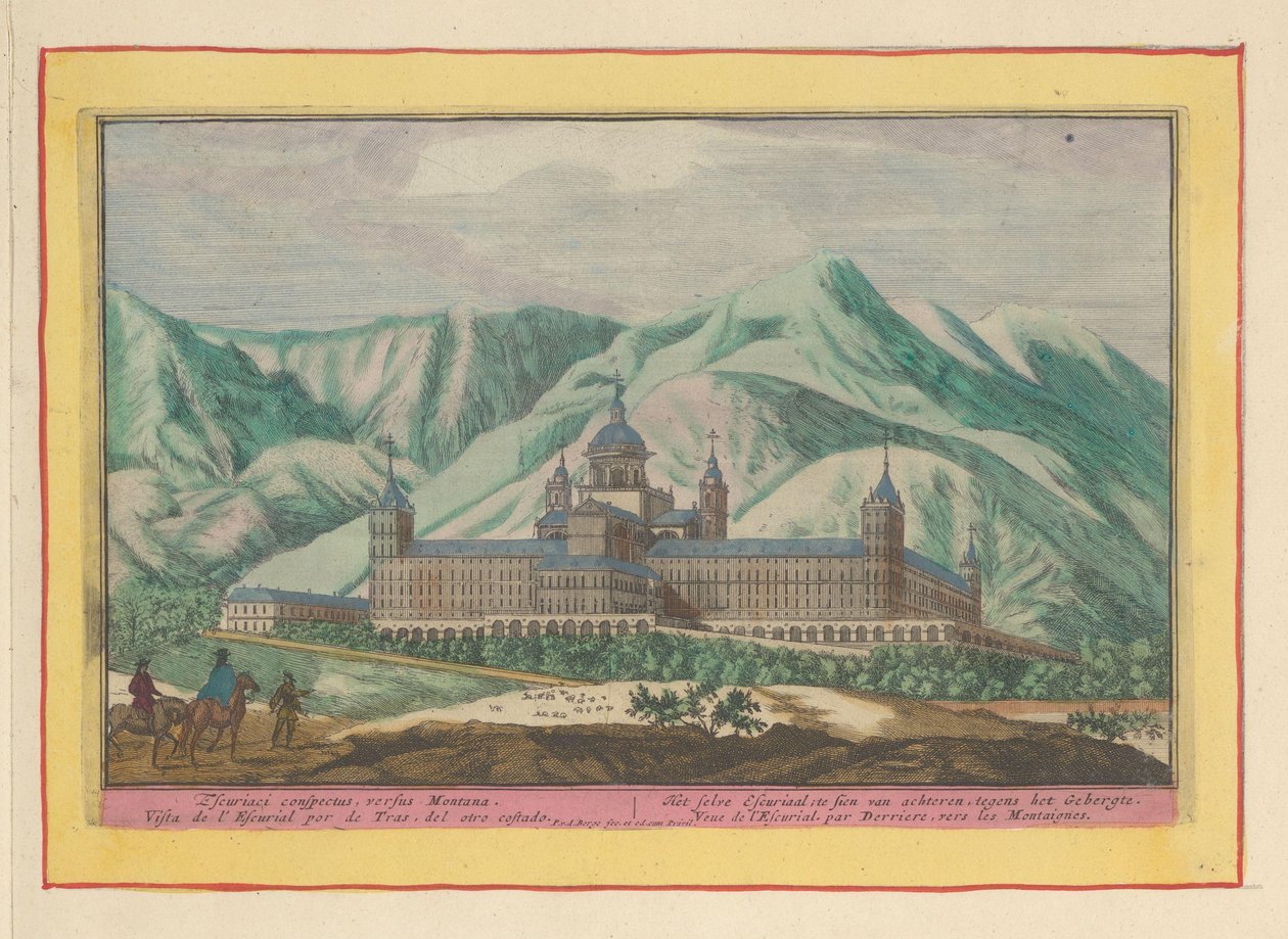 Rückansicht des Escorial von Pieter van den Berge