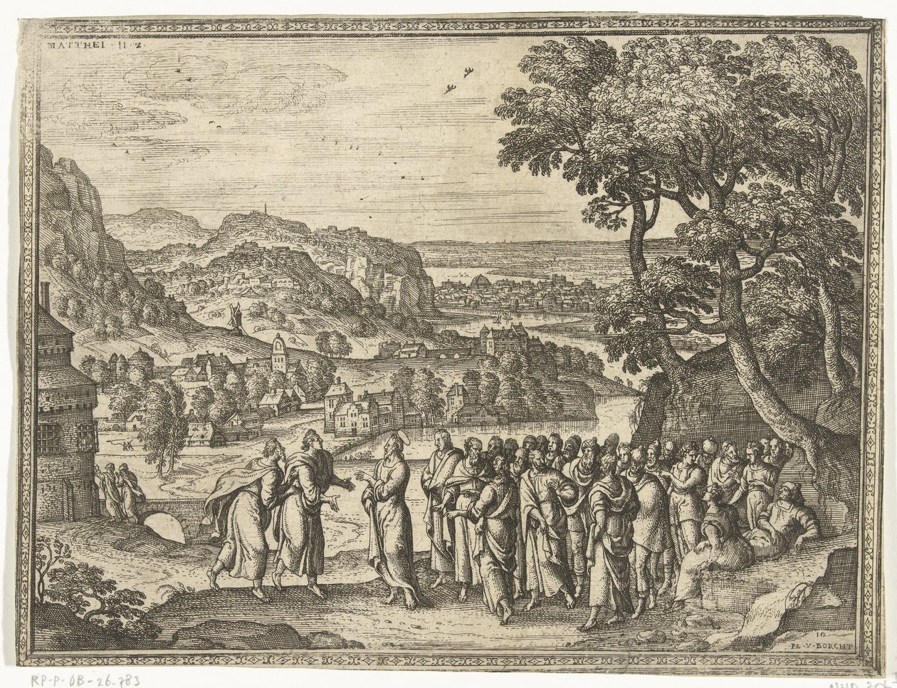 Christus antwortet den Jüngern des Johannes von Pieter van der Borcht (I)
