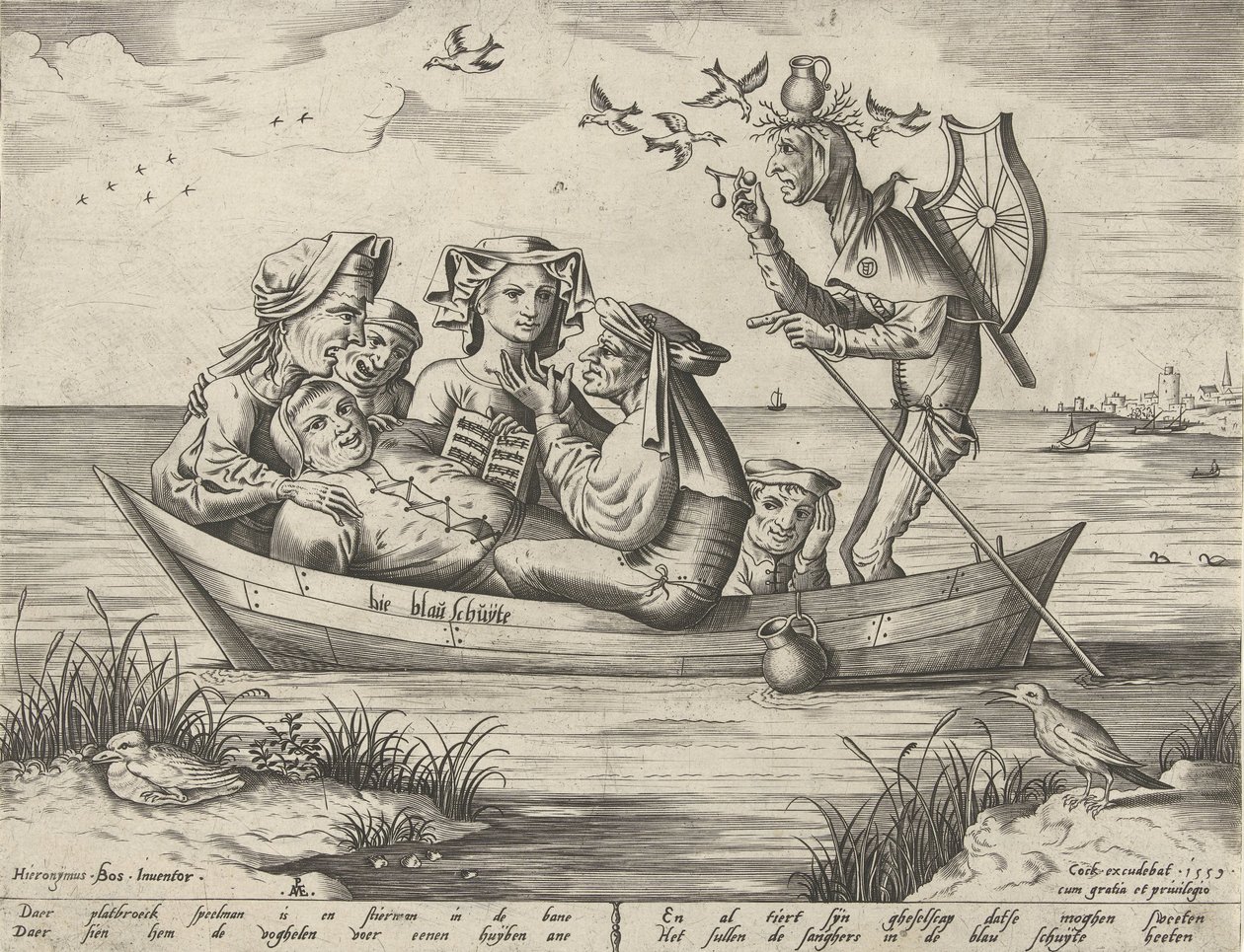 Das blaue Schiff von Pieter van der Heyden