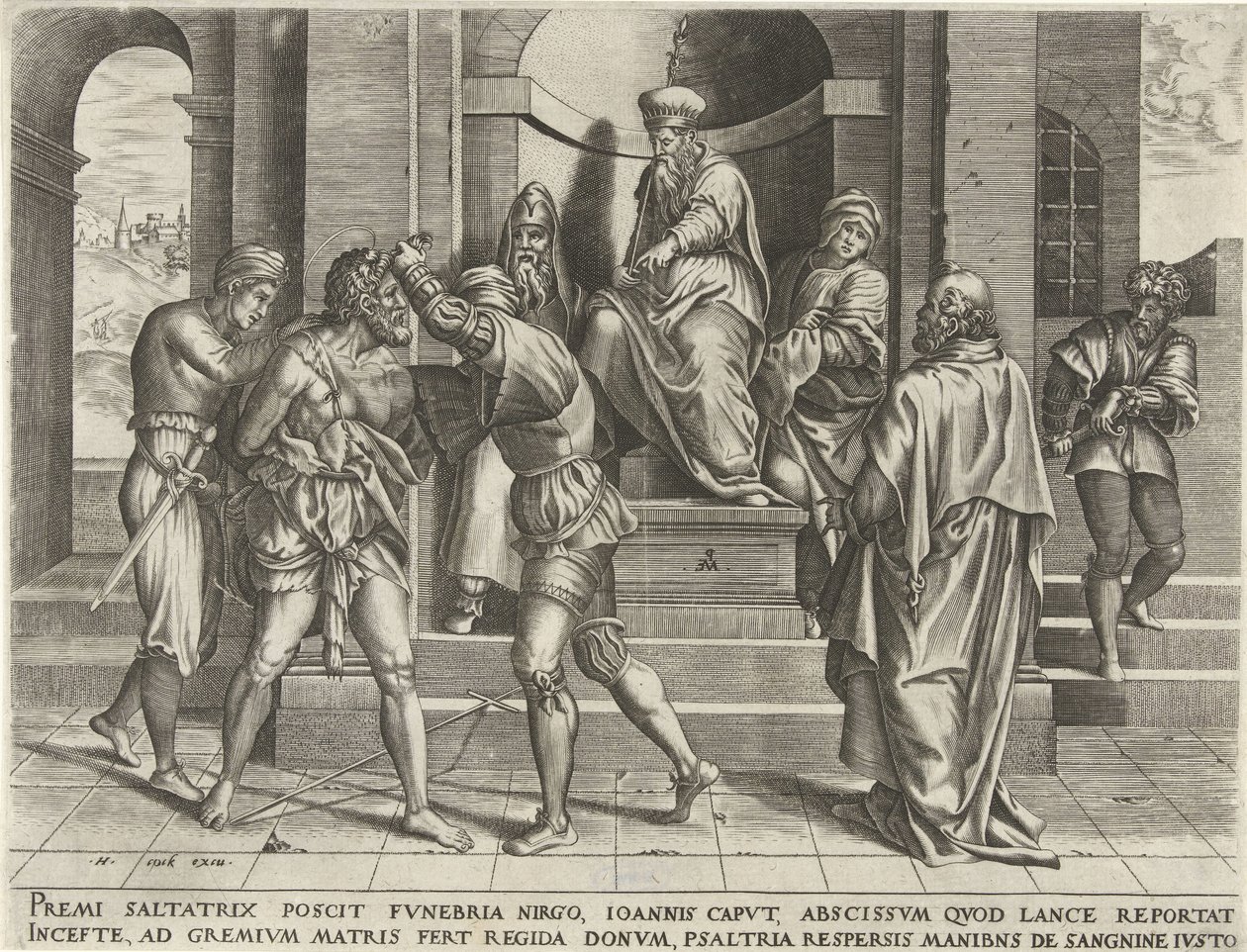Gefangennahme von Johannes dem Täufer von Pieter van der Heyden