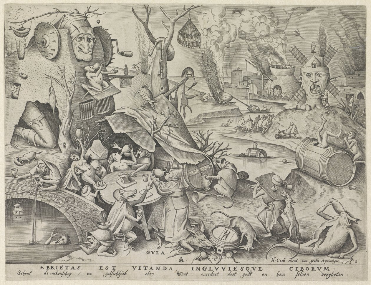 Völlerei von Pieter van der Heyden