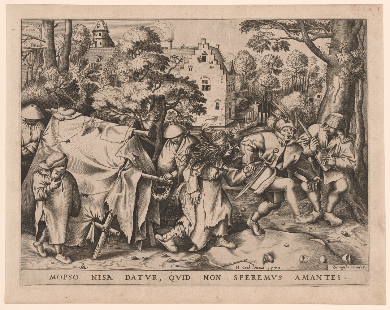 Die schmutzige Braut oder Die Hochzeit von Mopsus und Nisa von Pieter van der Heyden