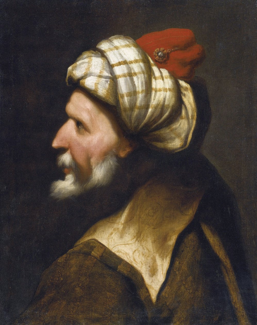 Porträt von Khizir Khayr ad-Din (genannt Barbarossa) von Pietro  Della Vecchia