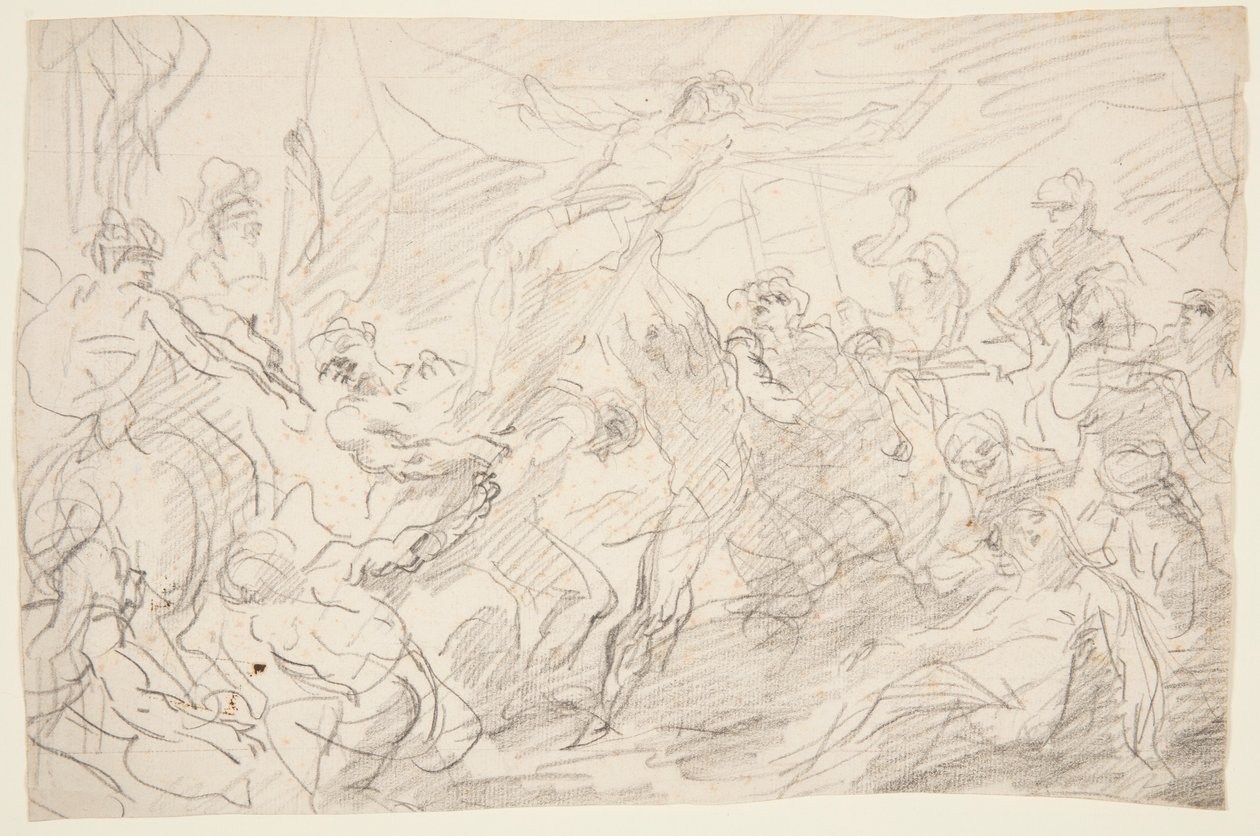 Studie für die Erhebung des Kreuzes von Pietro Dandini