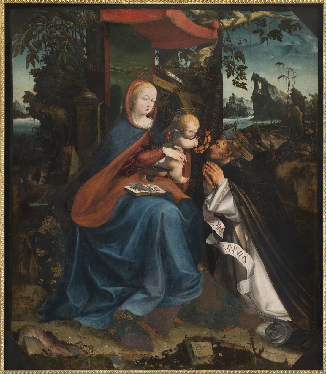 Madonna mit Kind und St. Peter Martyr von Pietro Grammorseo