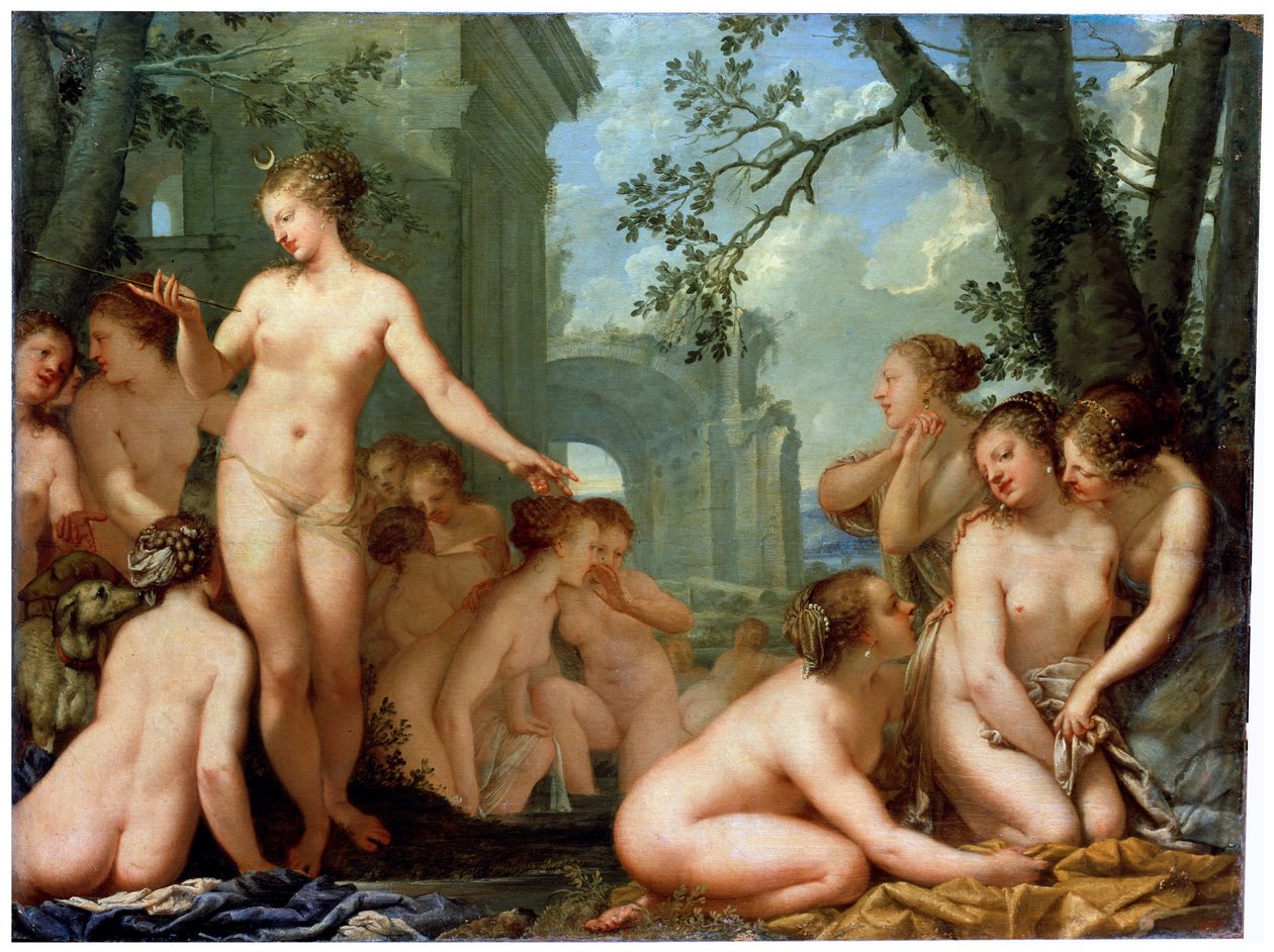 Diana und Kallisto, 17. Jahrhundert von Pietro Liberi