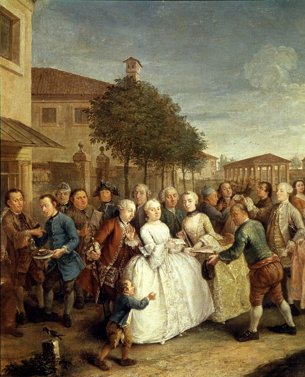 Eine Party in der Villa Widmann, ca. 1750 von Pietro Longhi
