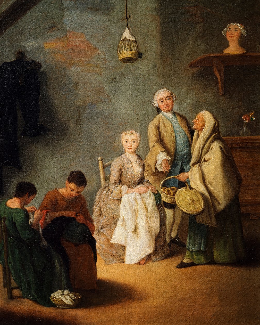 Stickerei-Werkstatt von Pietro Longhi