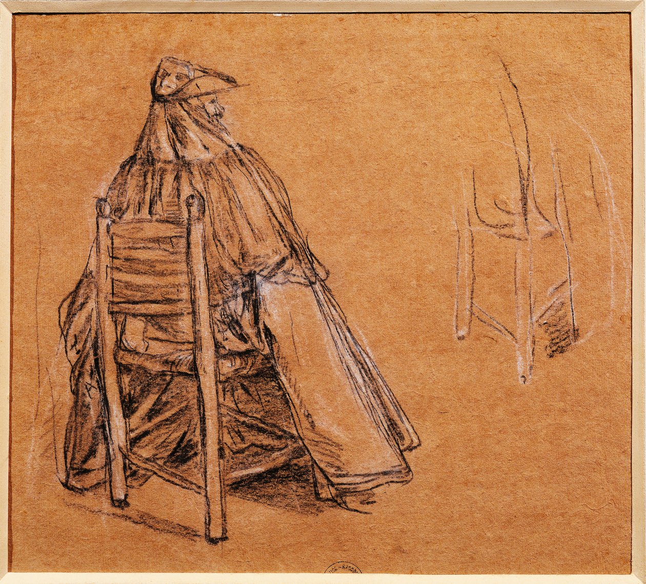 Italien, Venedig, Maskierter Herr (Gentiluomo con bautta) von Pietro Longhi
