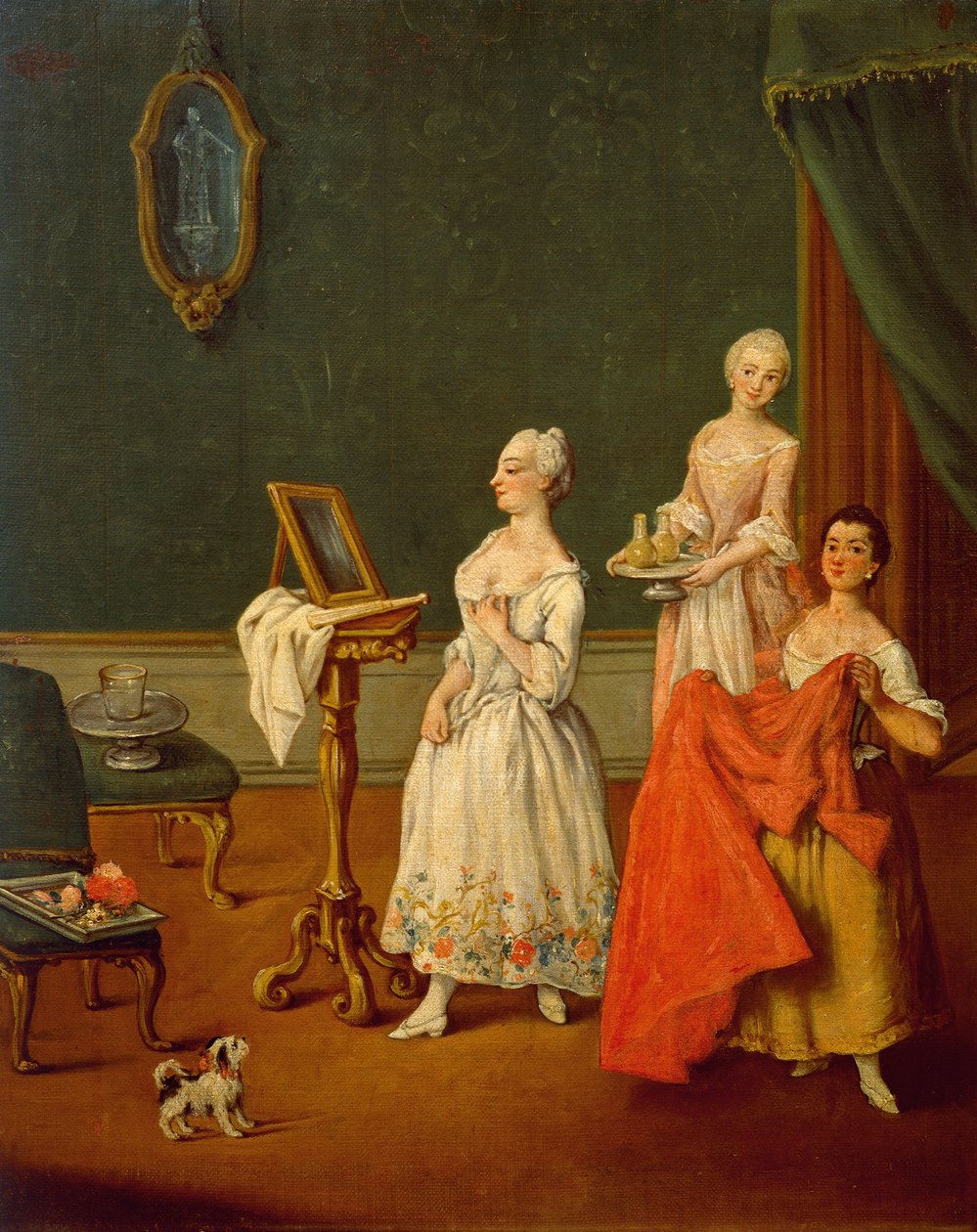 Dame bei ihrer Toilette von Pietro Longhi