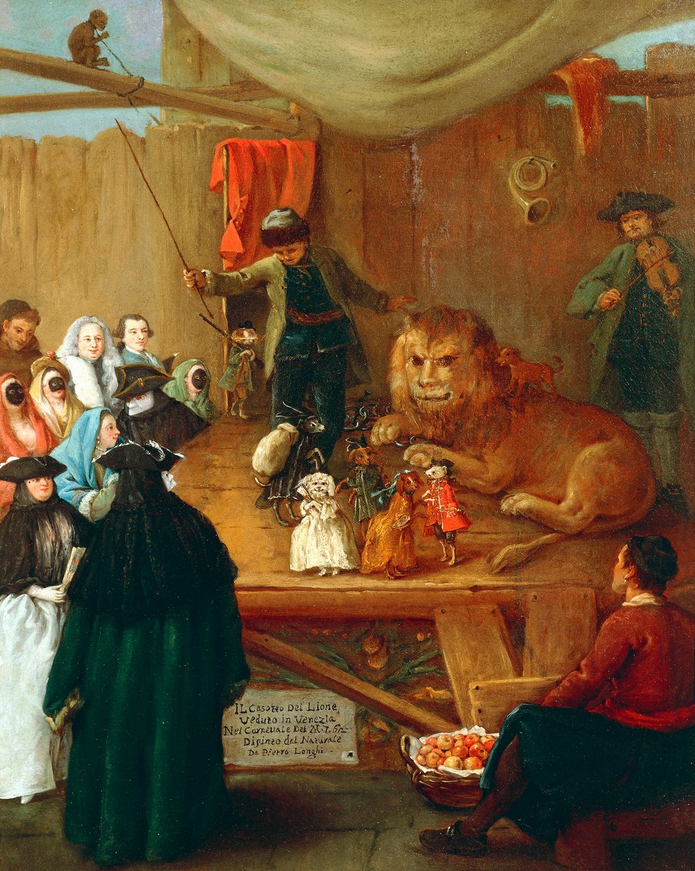 Die Hütte des Löwen von Pietro Longhi