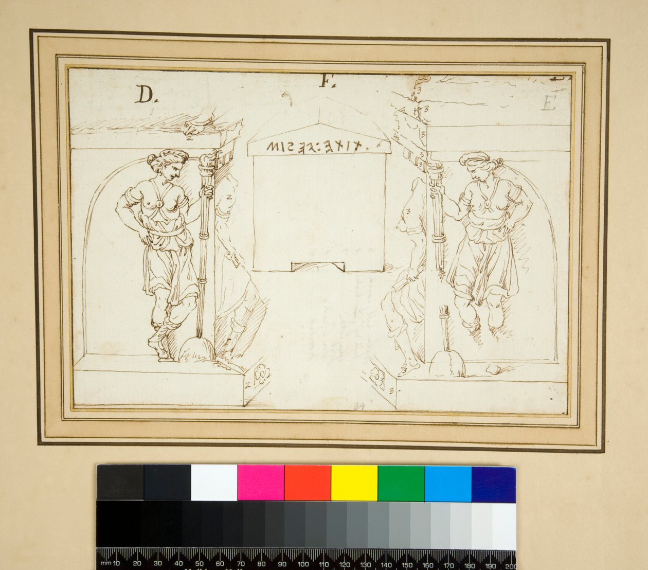 Eine etruskische Urne von Pietro Santi Bartoli