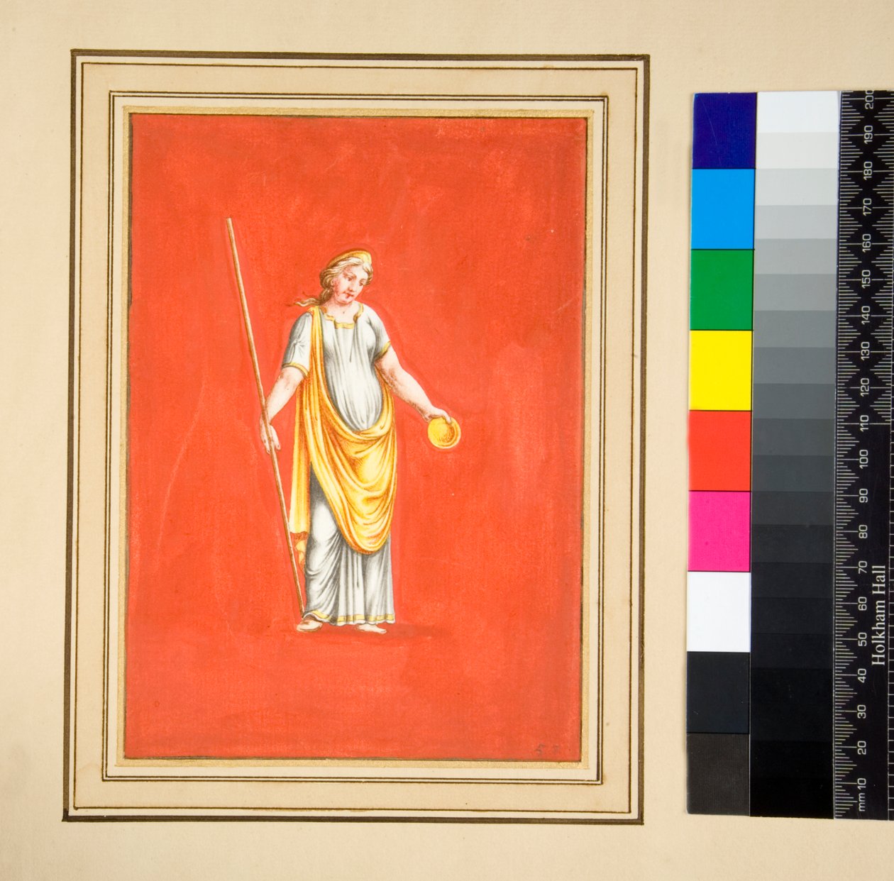 Weibliche Figur mit Stephane von Pietro Santi Bartoli