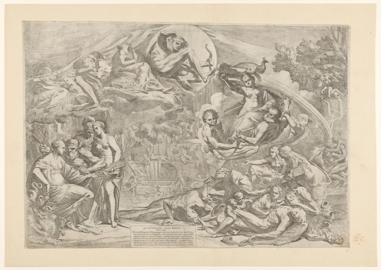 Allegorie des Sommers (Die vier Jahreszeiten) von Pietro Testa