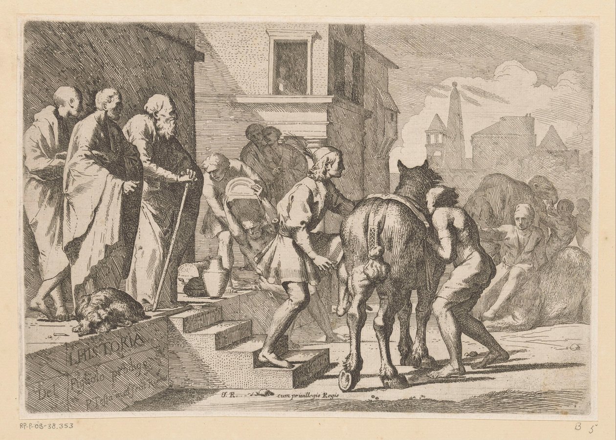 Abreise des verlorenen Sohnes von Pietro Testa