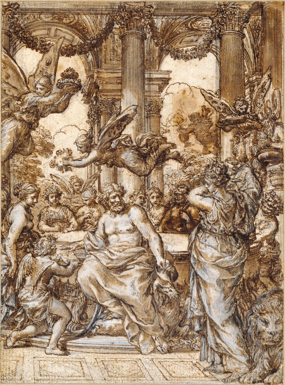Kybele vor dem Rat der Götter von Pietro da Cortona