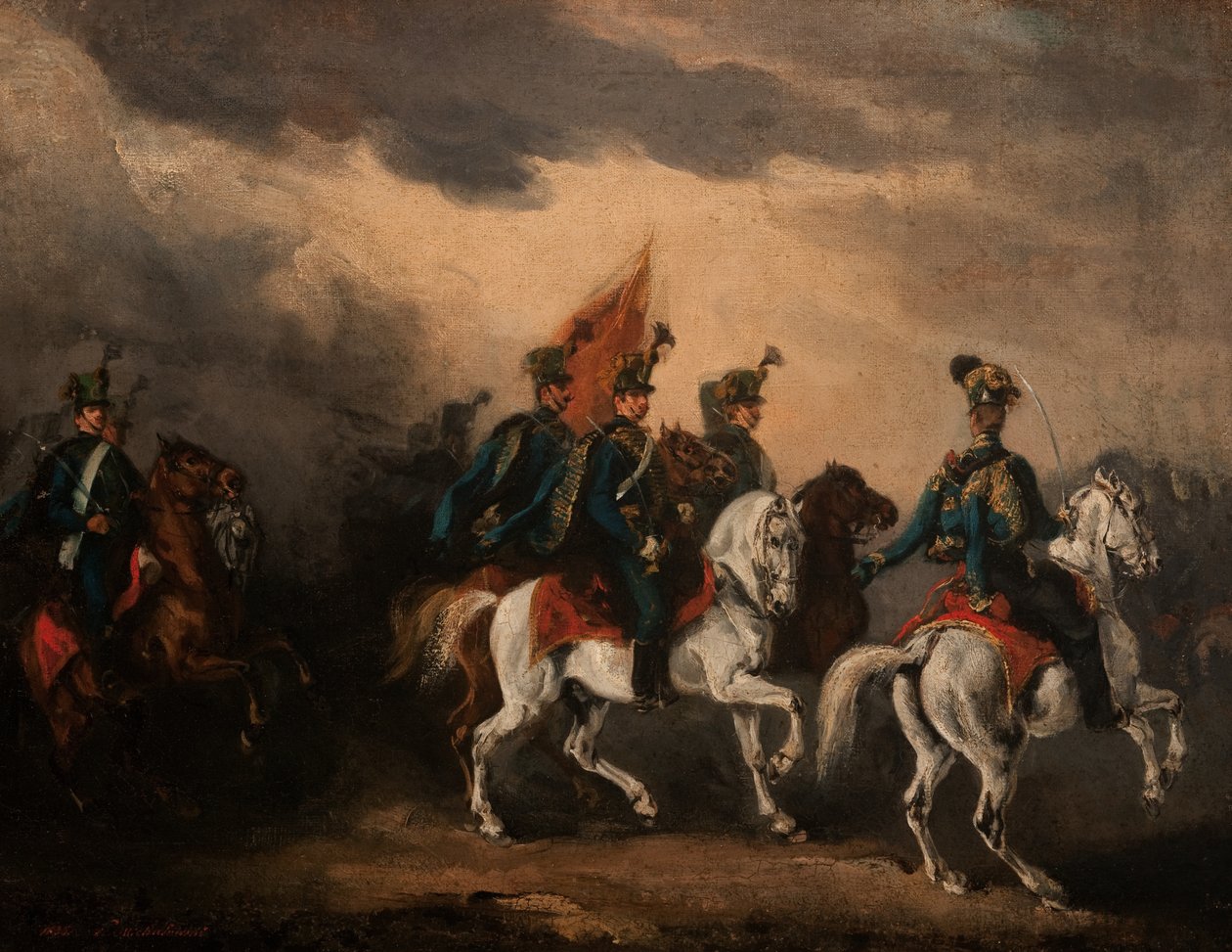 Blaue Husaren von Piotr Michalowski