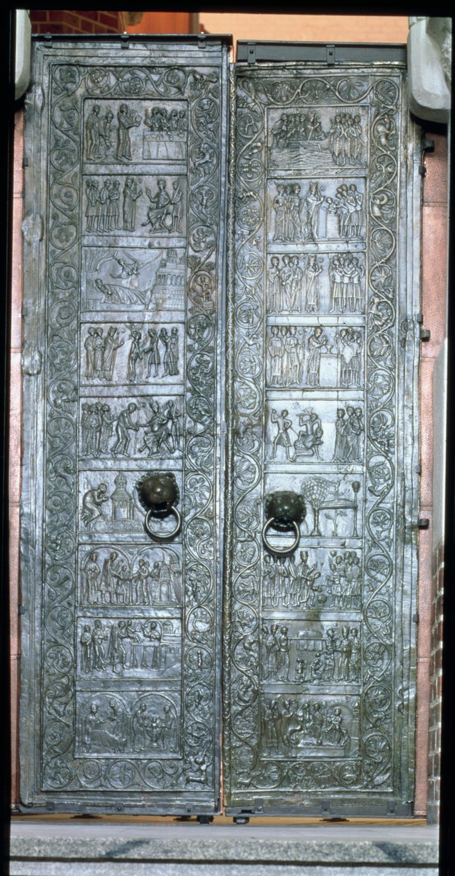 Türen mit Szenen aus dem Leben des St. Adalbert (939-97) von Polish School
