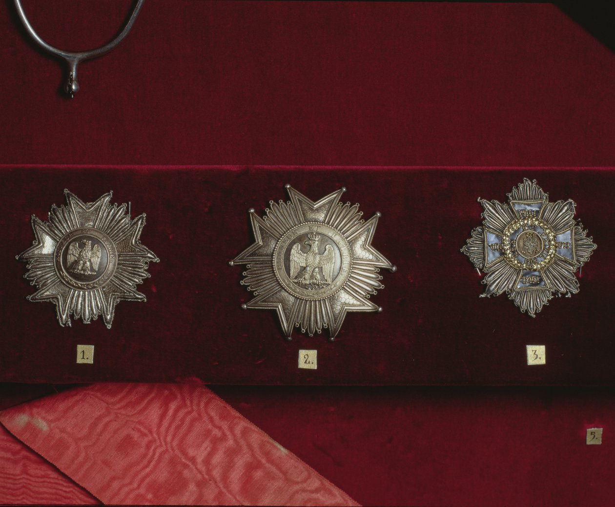 Die Orden von Prinz Josef Anton Poniatowski (1763-1813) (Silber mit Silberfaden & Pailletten) von Polish School