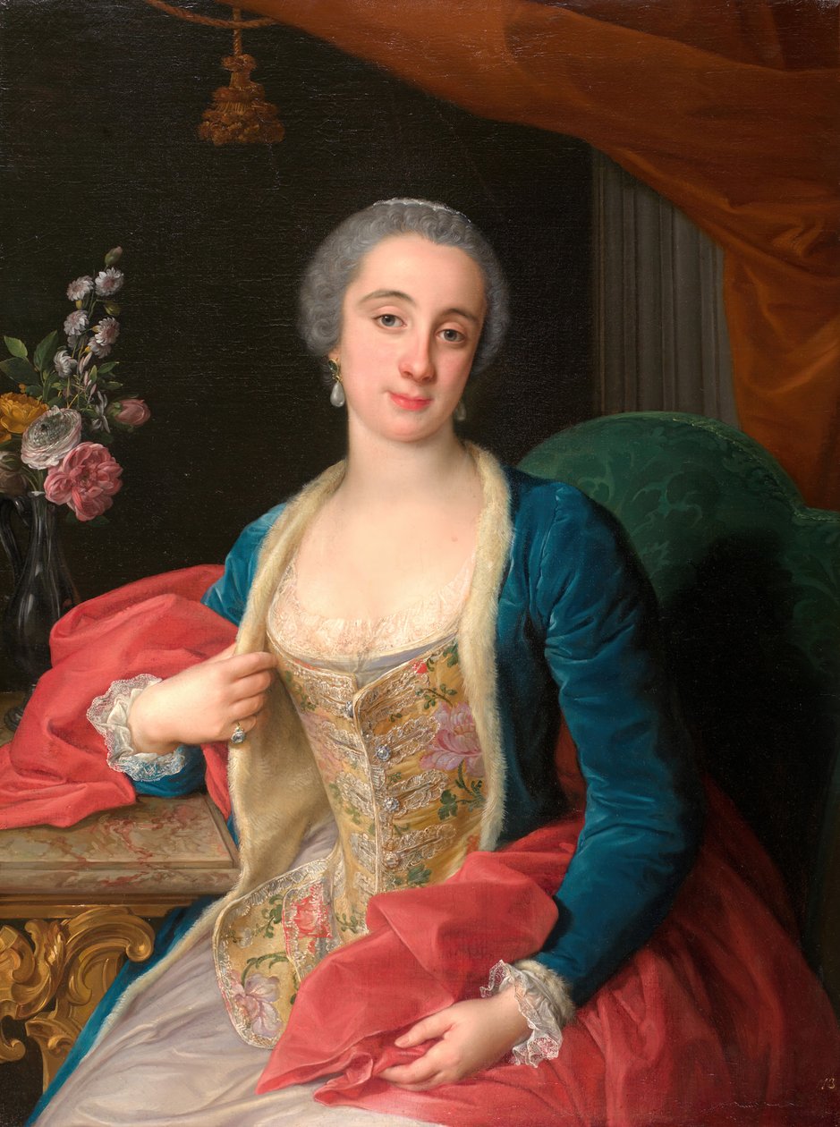 Porträt der Herzogin Sforza Cesarini von Pompeo Batoni
