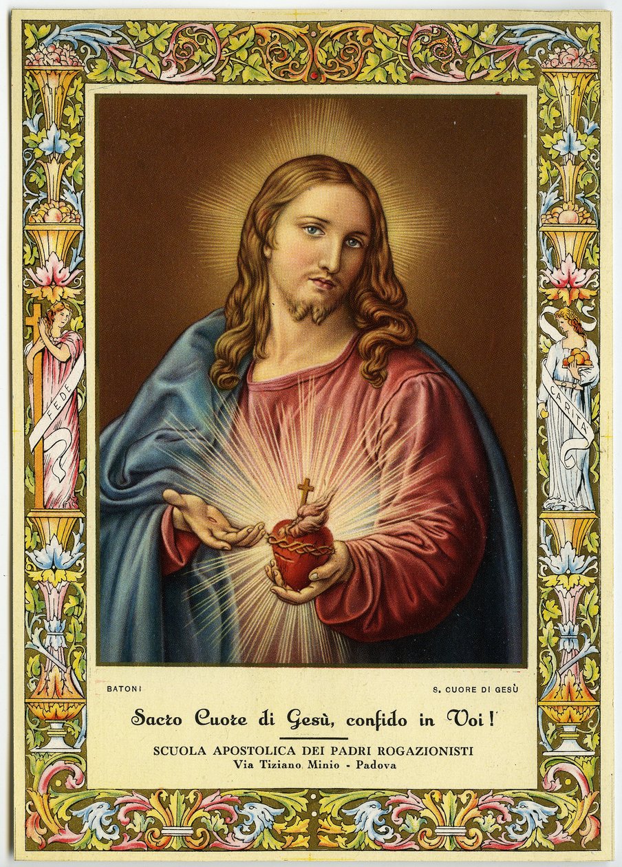 Heiligstes Herz Jesu von Pompeo Girolamo (after) Batoni