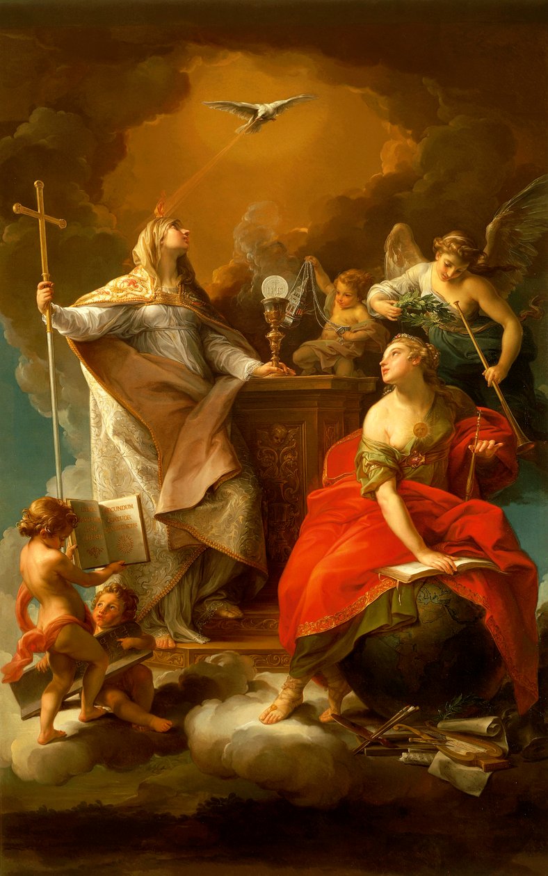 Allegorie der Religion von Pompeo Girolamo Batoni