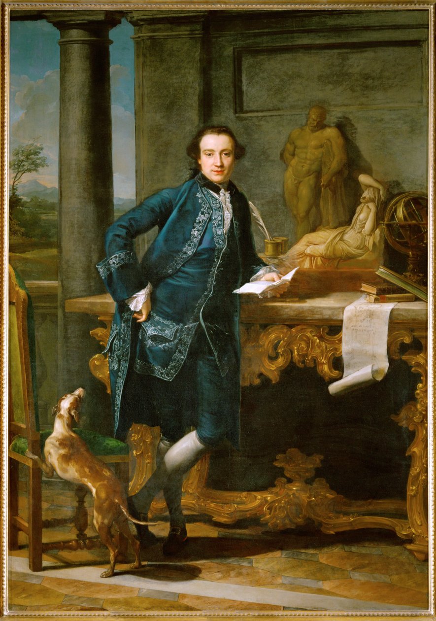 Charles John Crowle, ein Gentleman auf seiner "Grand Tour" von Pompeo Girolamo Batoni