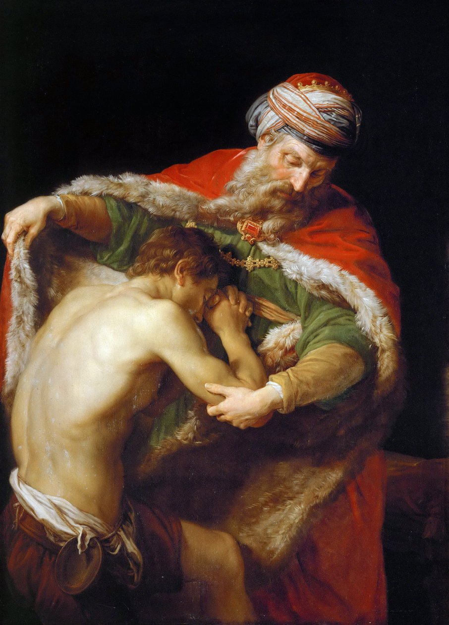 Das Gleichnis vom verlorenen Sohn von Pompeo Girolamo Batoni