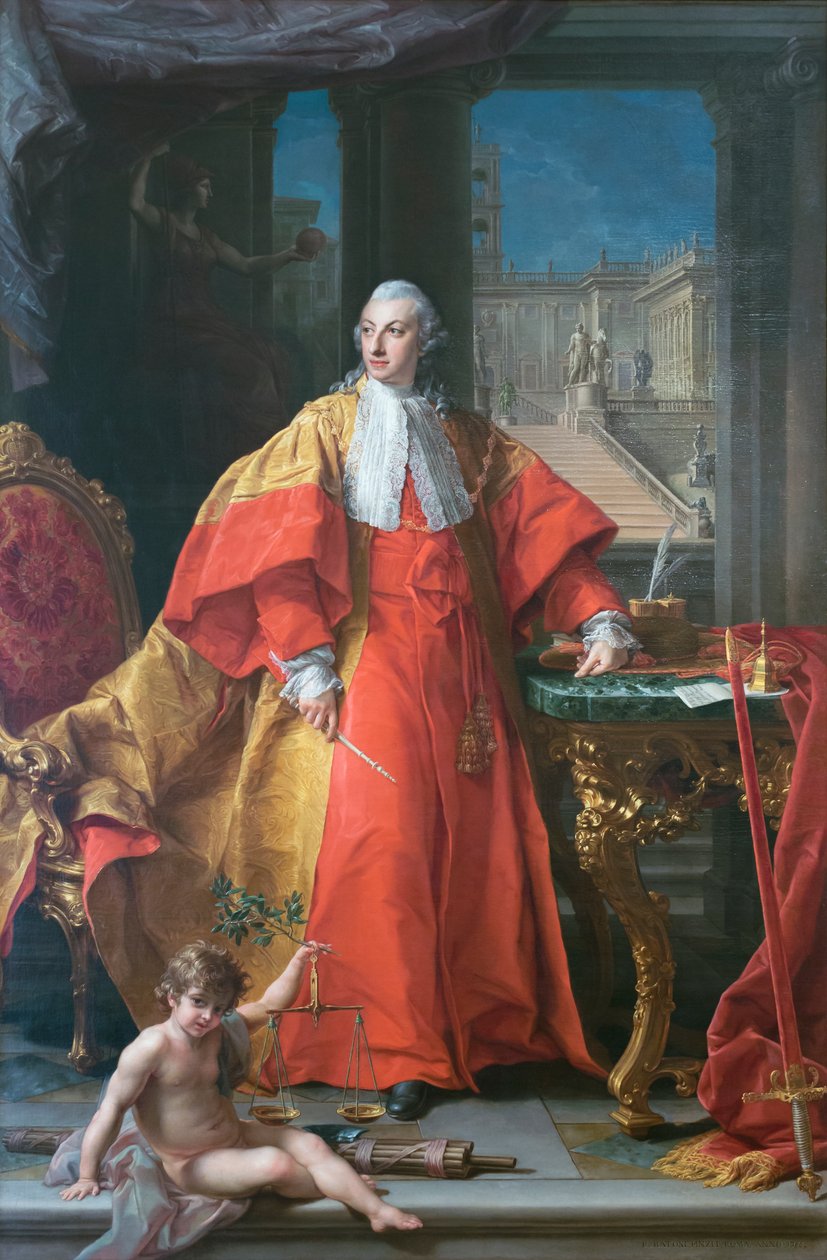 Porträt von Abbondio Rezzonico von Pompeo Girolamo Batoni