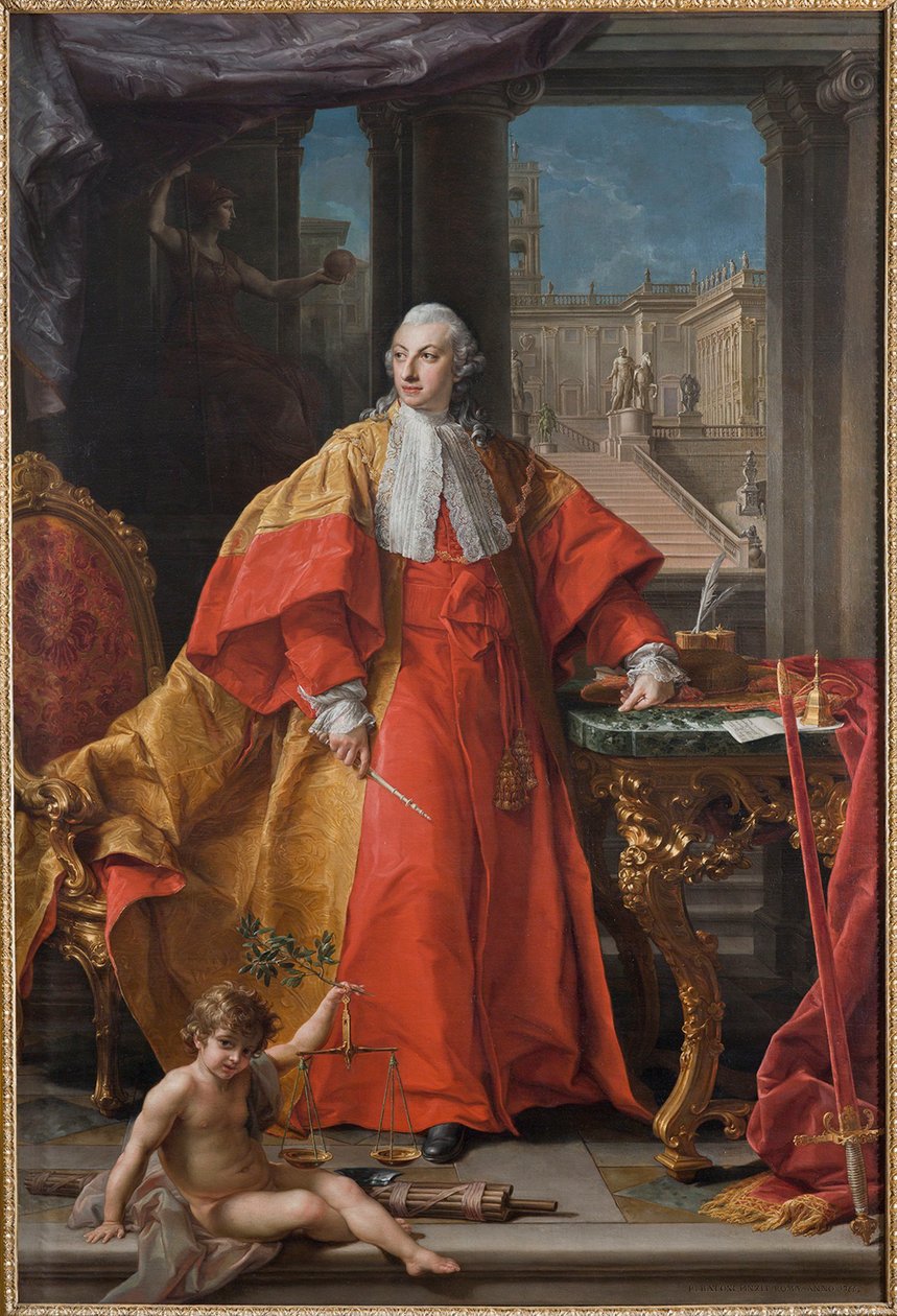 Porträt von Abbondio Rezzonico, 1766 von Pompeo Girolamo Batoni