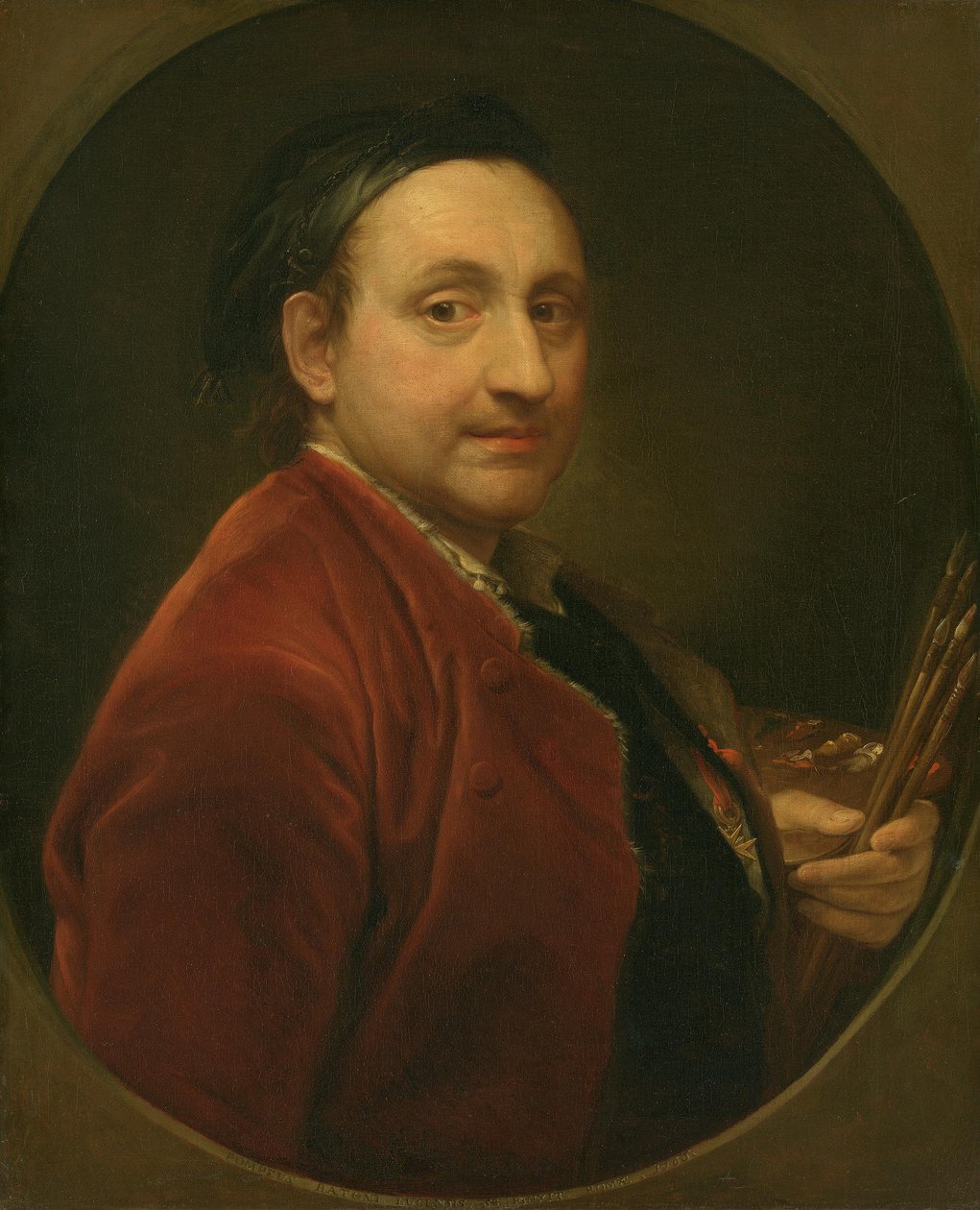Selbstbildnis von Pompeo Girolamo Batoni