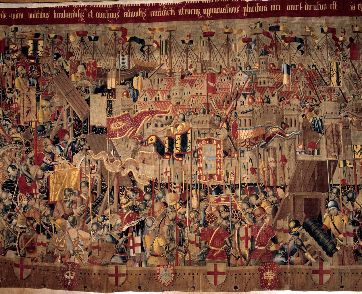 Eroberung Afrikas: Die Eroberung von Asilah in Marokko 1471 durch die portugiesische Flotte von Portuguese School
