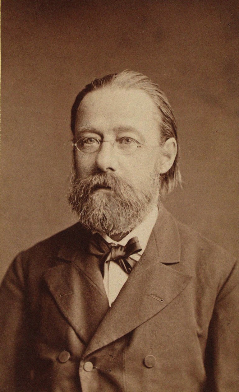 Porträt des Komponisten Bedřich Smetana, 1878 von Prague . Photo studio J. Mulac