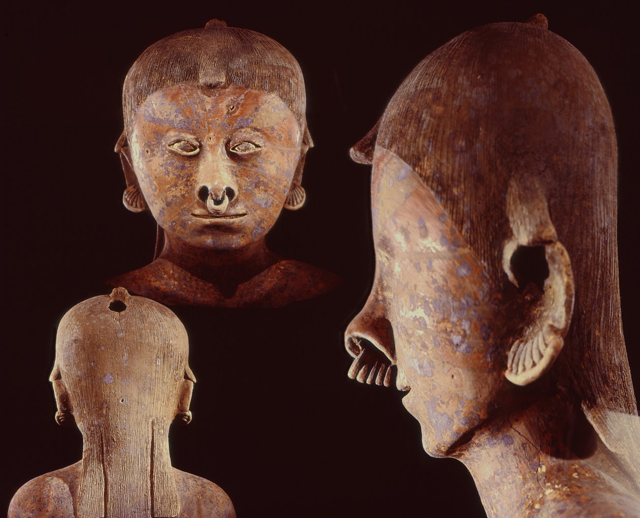 Details der sitzenden Figur, Chinesco-Kultur von Pre-Columbian Pre-Columbian