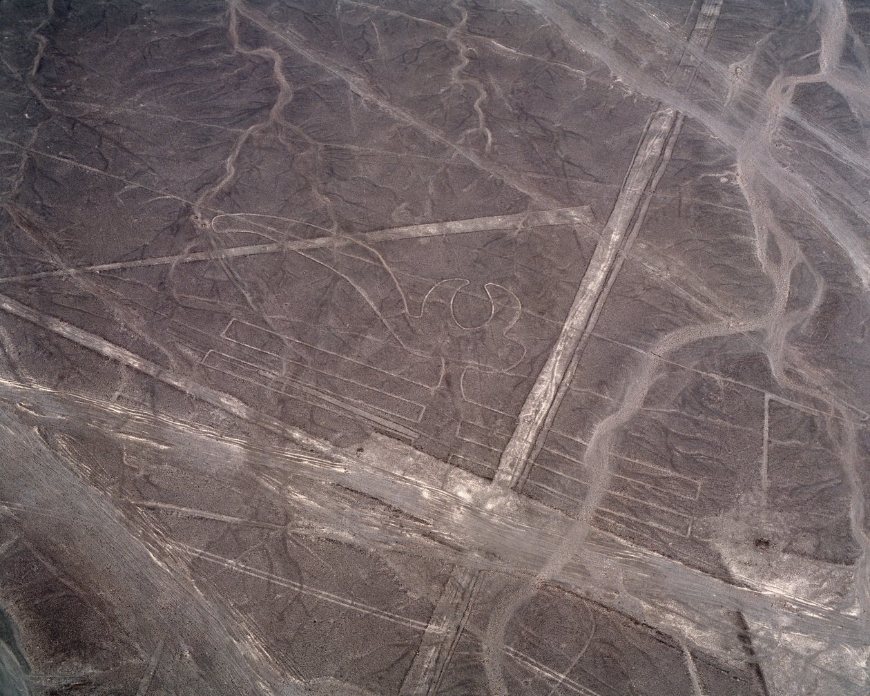 Luftaufnahme der Nazca-Linien von Prehistoric Prehistoric