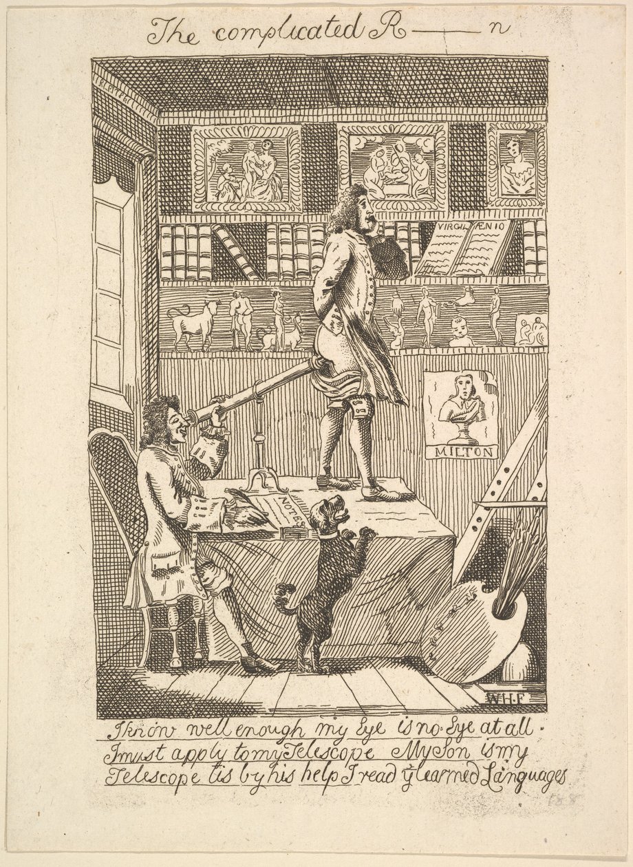 Die komplizierte R_____n, 1794 von Probably etched by Richard Livesay